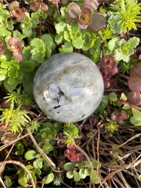 Polished Gray Labradorite Sphere
